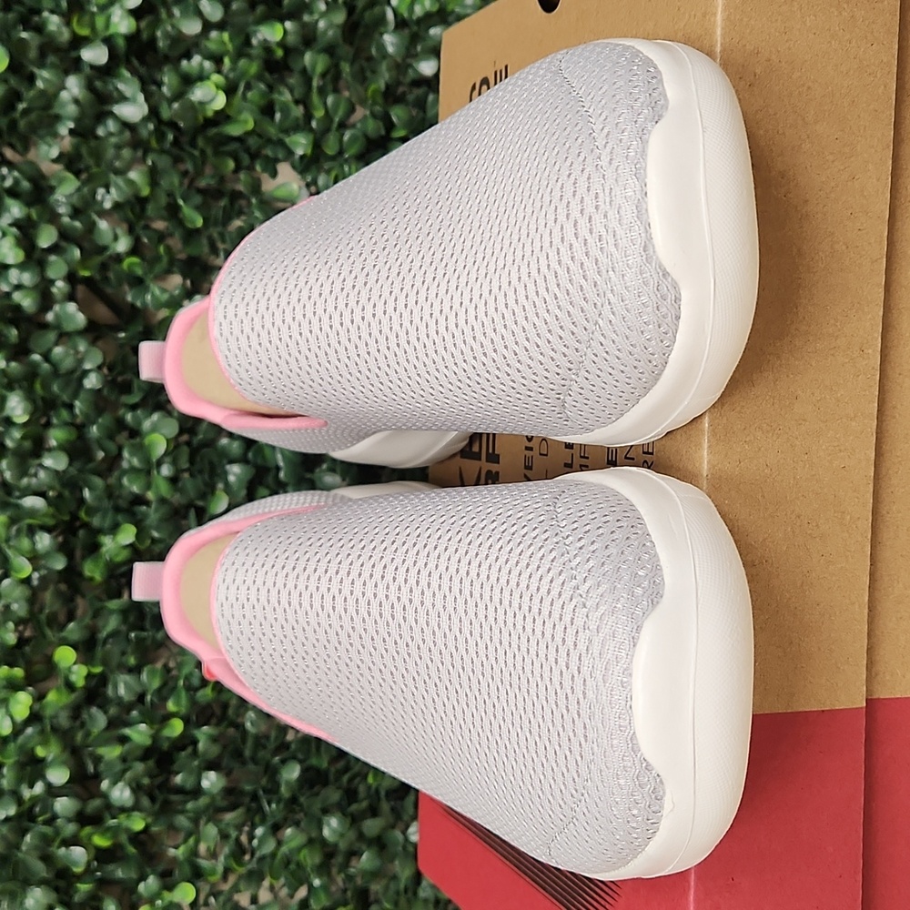 Skechers Gray and Pink Slip-On Sneakers - Picture 5 of 8